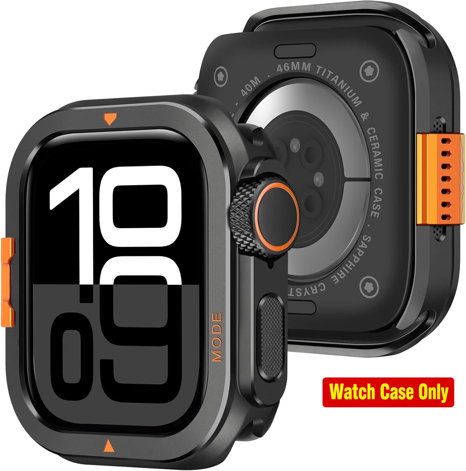 Only Case For Apple Watch Series 11/10 46mm Metal Rugged Protective Bumper