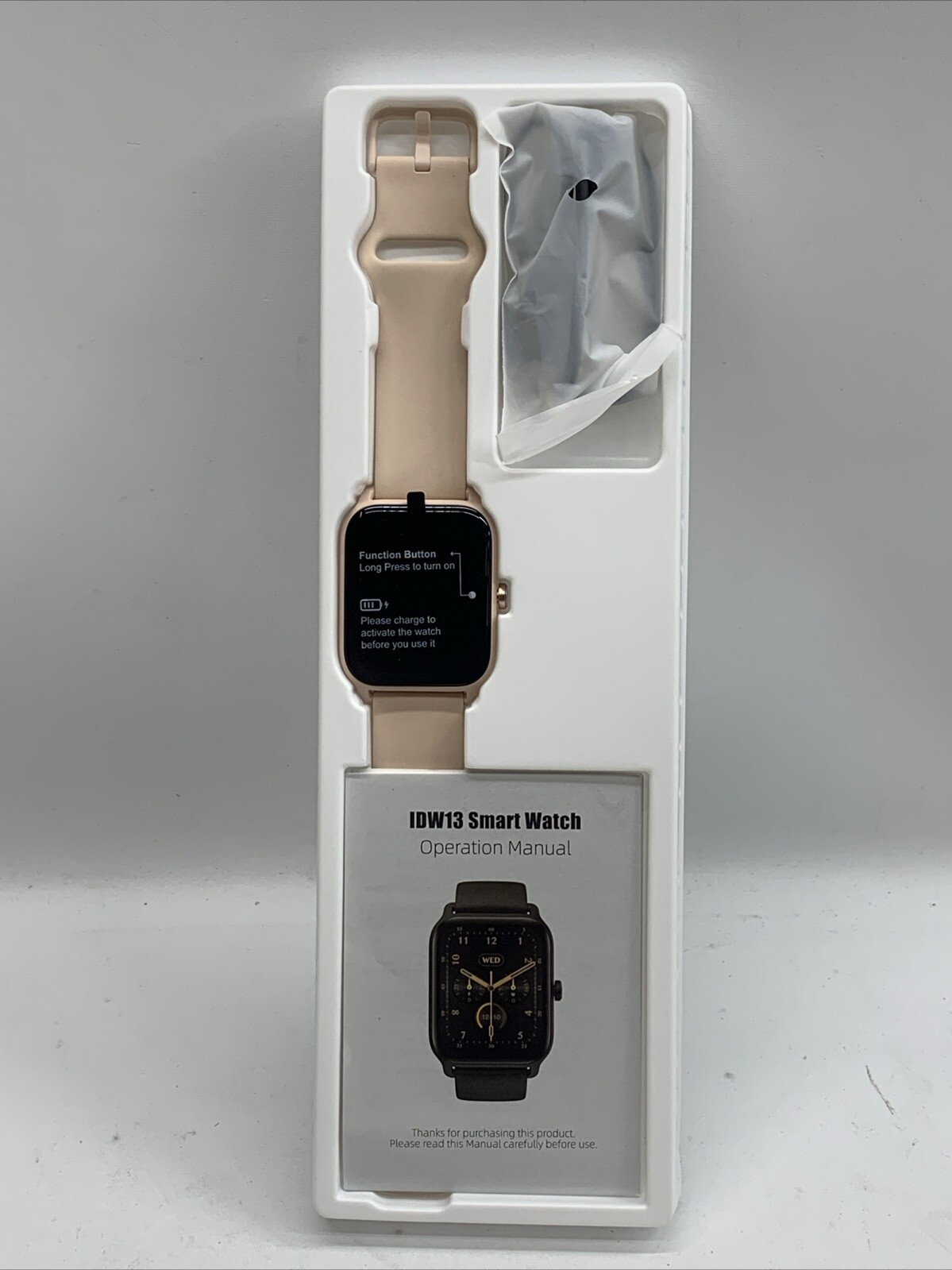 IDW13 Smart Wrist Watch, Answer/Dial Call & Alexa Built-in, 1.8″ Screen Pink