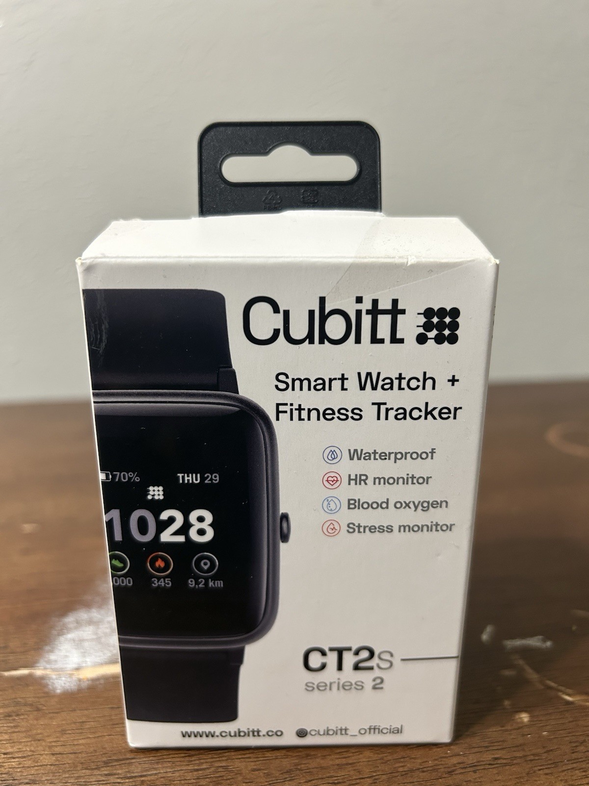 Cubitt CT2S Series 2 Smartwatch Fitness Tracker for Health & Wellness Blue