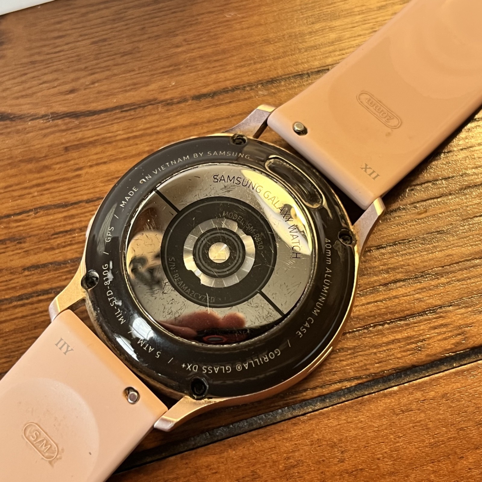 Samsung Galaxy Watch Active 2 SM-R830 40mm Aluminum Case with Sport Band PARTS!