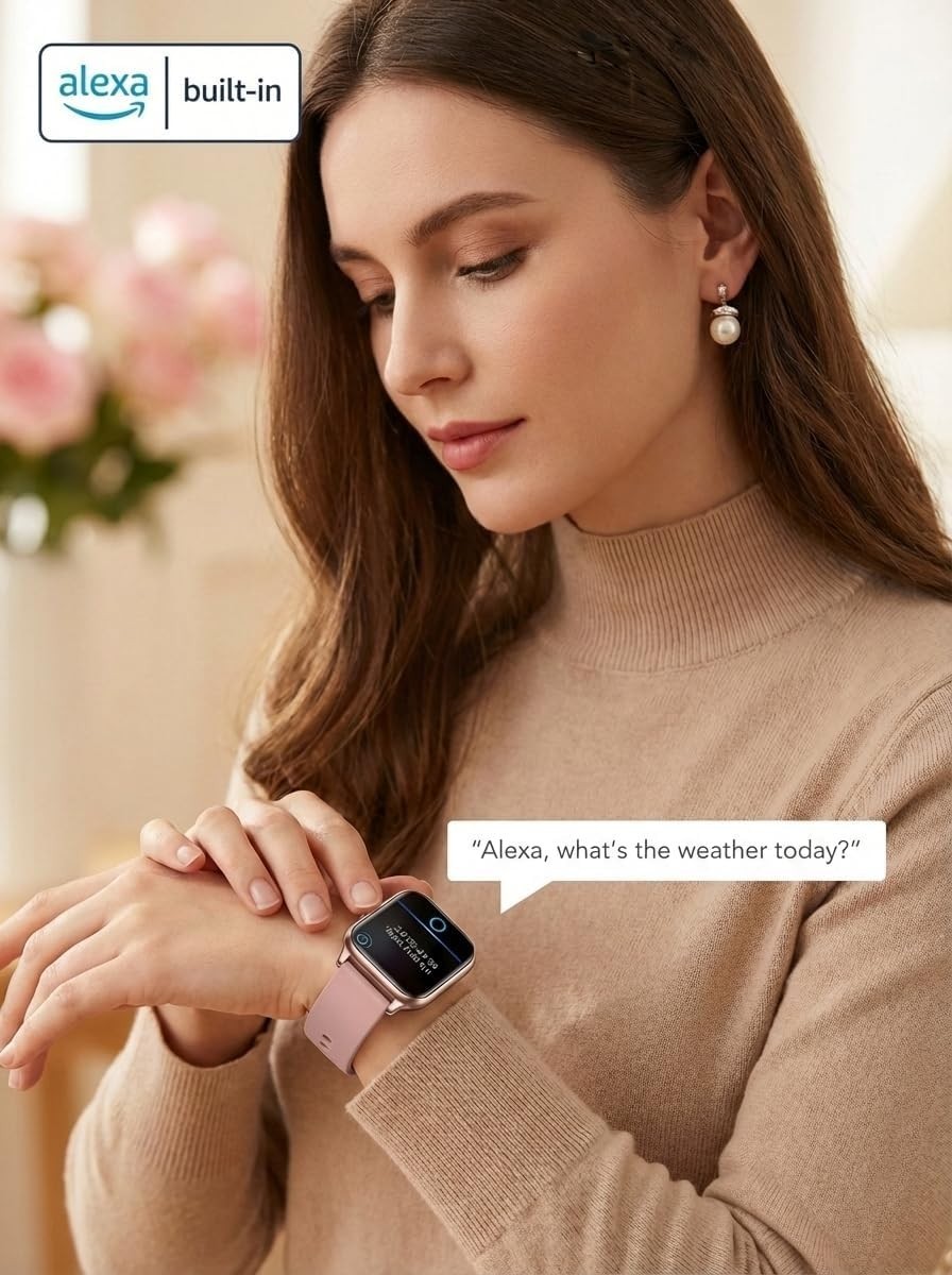 Reloj Inteligente Para iPhone Android De Mujer Smart Watch Pantalla Táct NEW US.