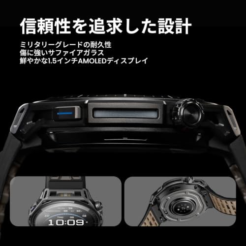 Amazfit Balance 3 Smartwatch AMOLED GPS 10ATM 21-Day Battery 180 Sports Black