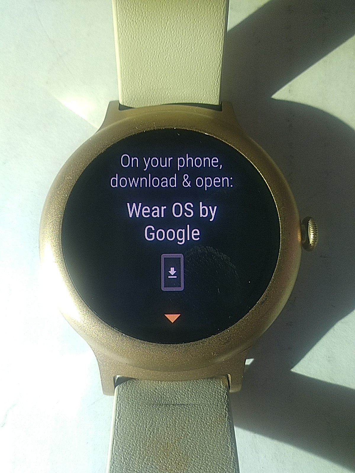 LG Smart Watch LGW270 Rose Gold Unisex GPS WIFI Capable Working Excellent Cond.