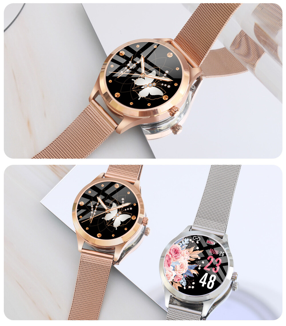 Fashion Women Ladies Smart Watch Sleep Monitor Ladies Wristwatch for Girls Gift
