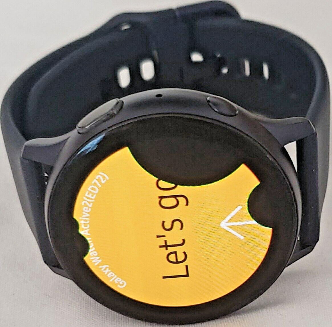 $249 MSRP- Samsung Galaxy Watch Active 2 SM-R830 40mm Aqua Black- Defective