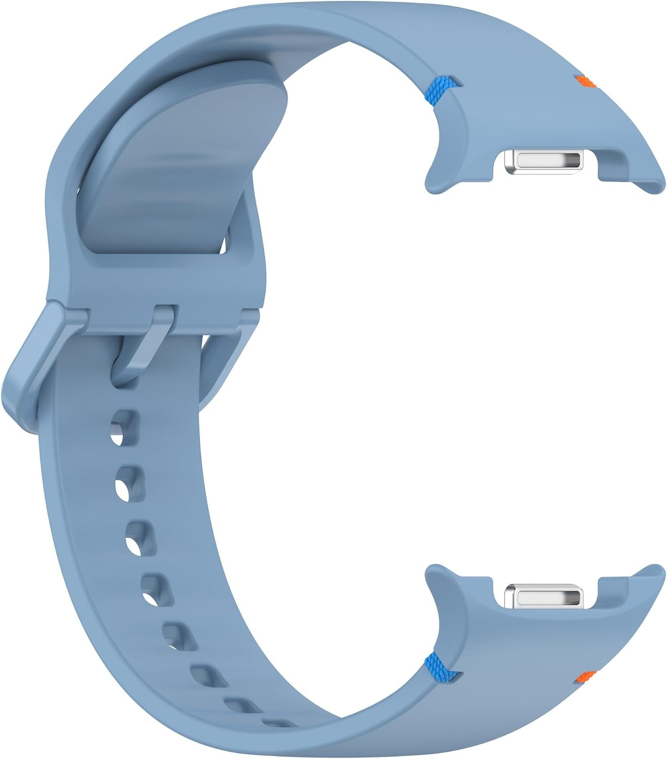 Light Blue Soft Silicone Band for Samsung Galaxy Watch 8 40mm/44mm/Classic 46mm