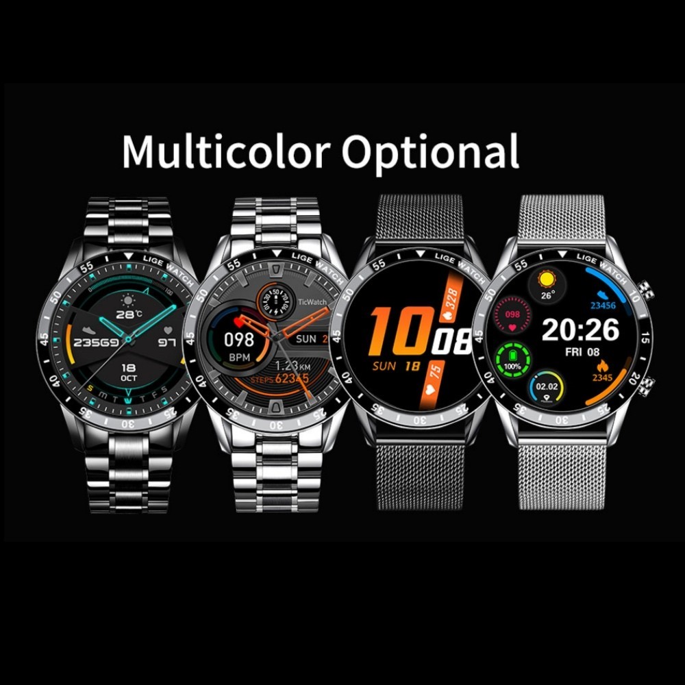 Smart Watch Men Bluetooth Heart Rate Blood Oxygen Sleep Monitor Fitness Tracker