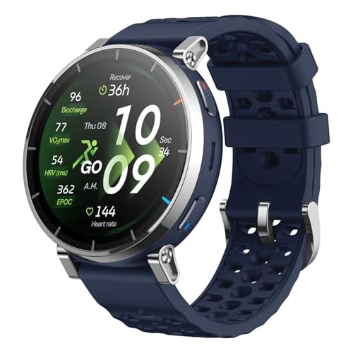 Amazfit Active 3 Premium 45mm Smartwatch Hybrid Training Atlas Blue