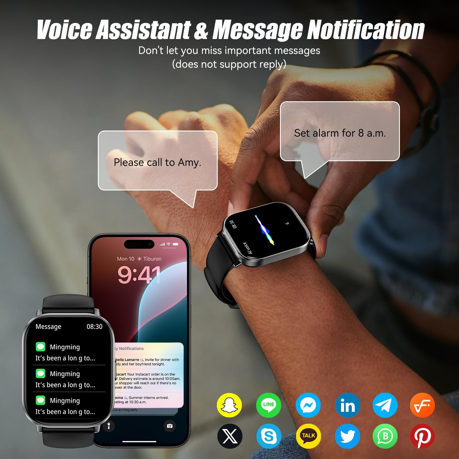 with 2.01″ HD Touchscreen, Bluetooth Calling, 120+ Sports Modes, 24/7 Heart R…