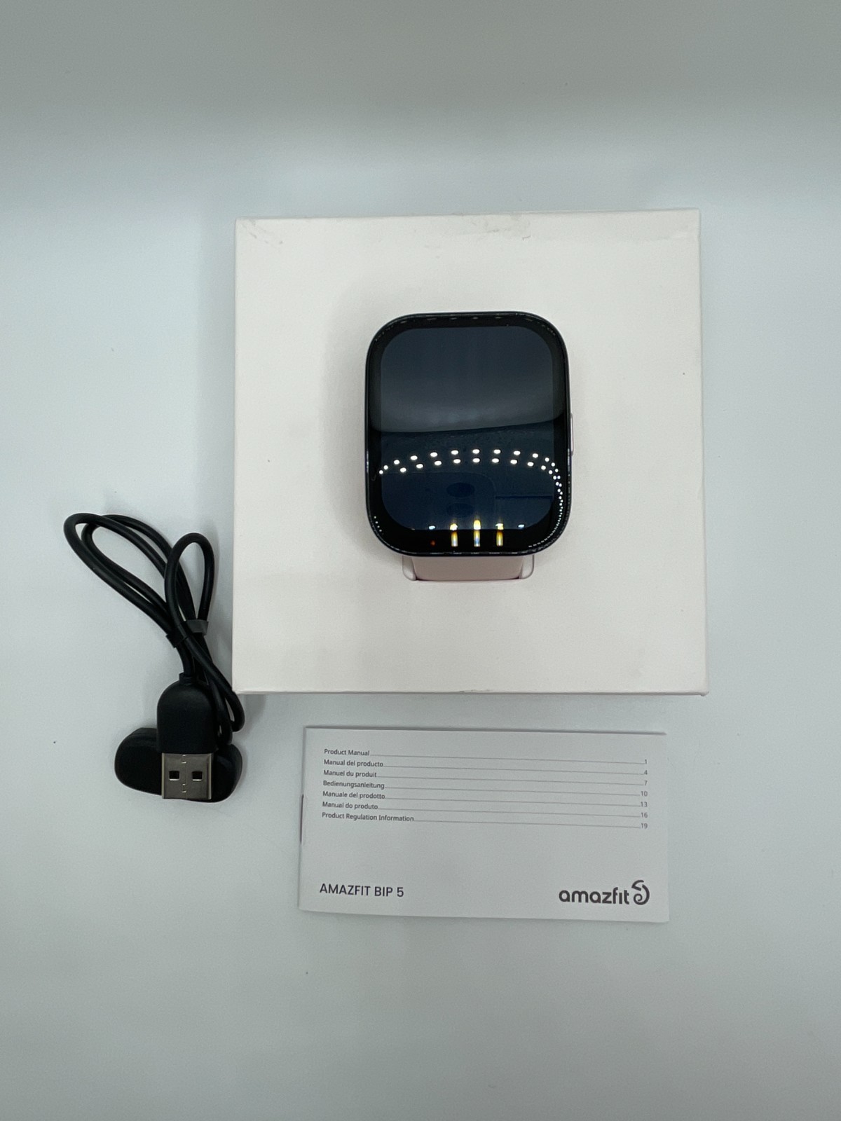 Amazfit Bip 3 A2215 Pink Bluetooth Heart Rate Monitor Smartwatch