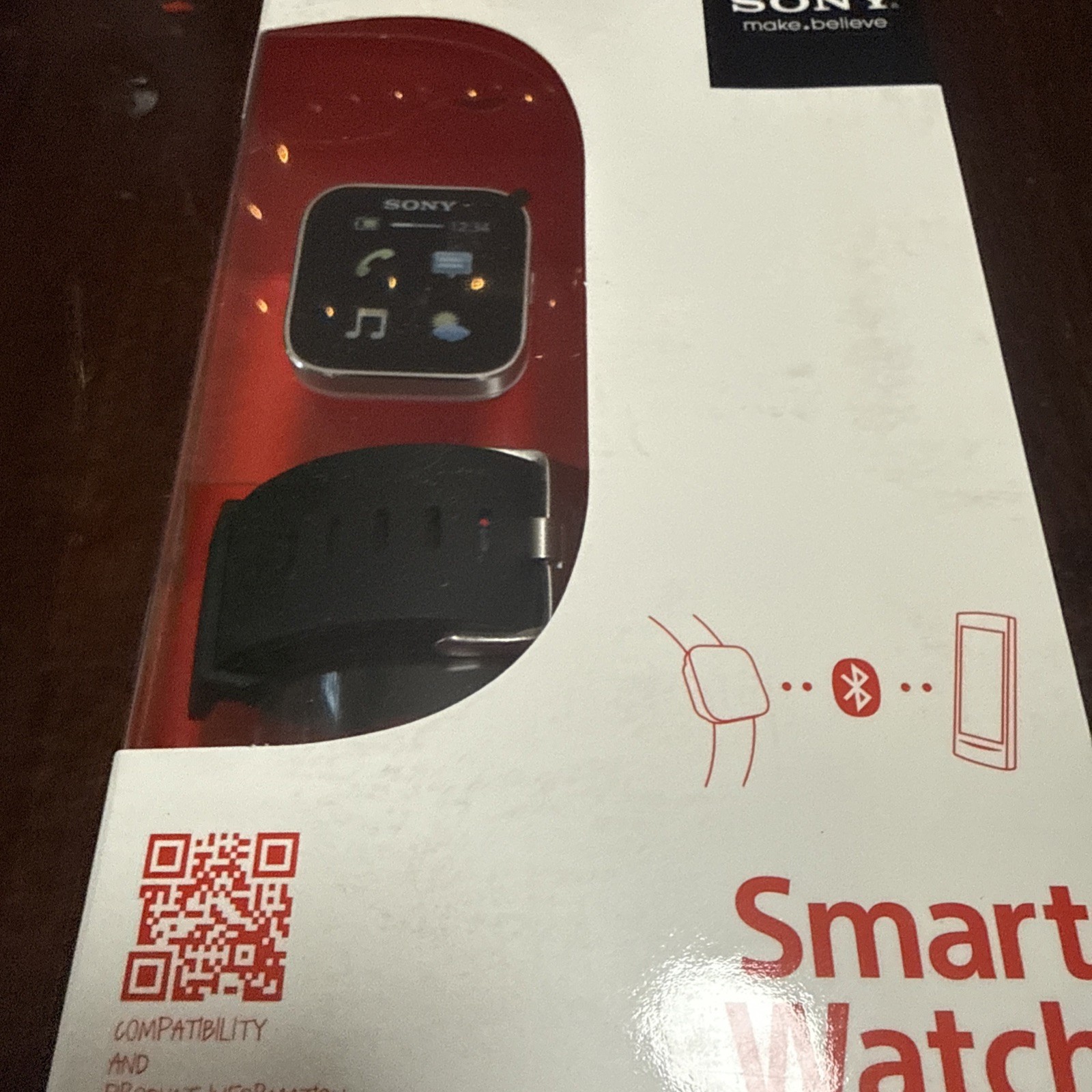 Sony SmartWatch MN2 MN2SW 2012 Android Bluetooth Watch NEW Factory Sealed NOS