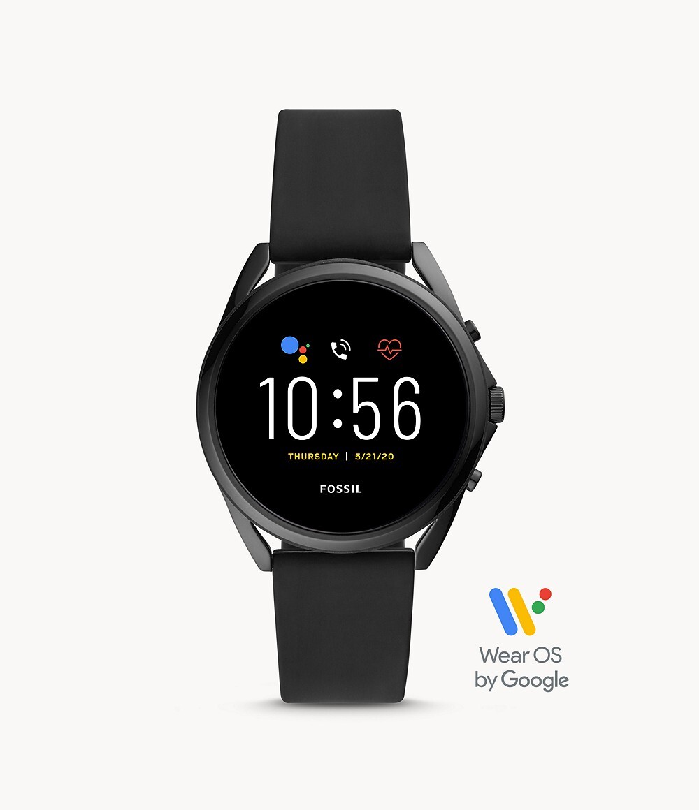 Fossil Gen 5 LTE Smartwatch 45mm Stainless Steel Case – Black, Pink NEW