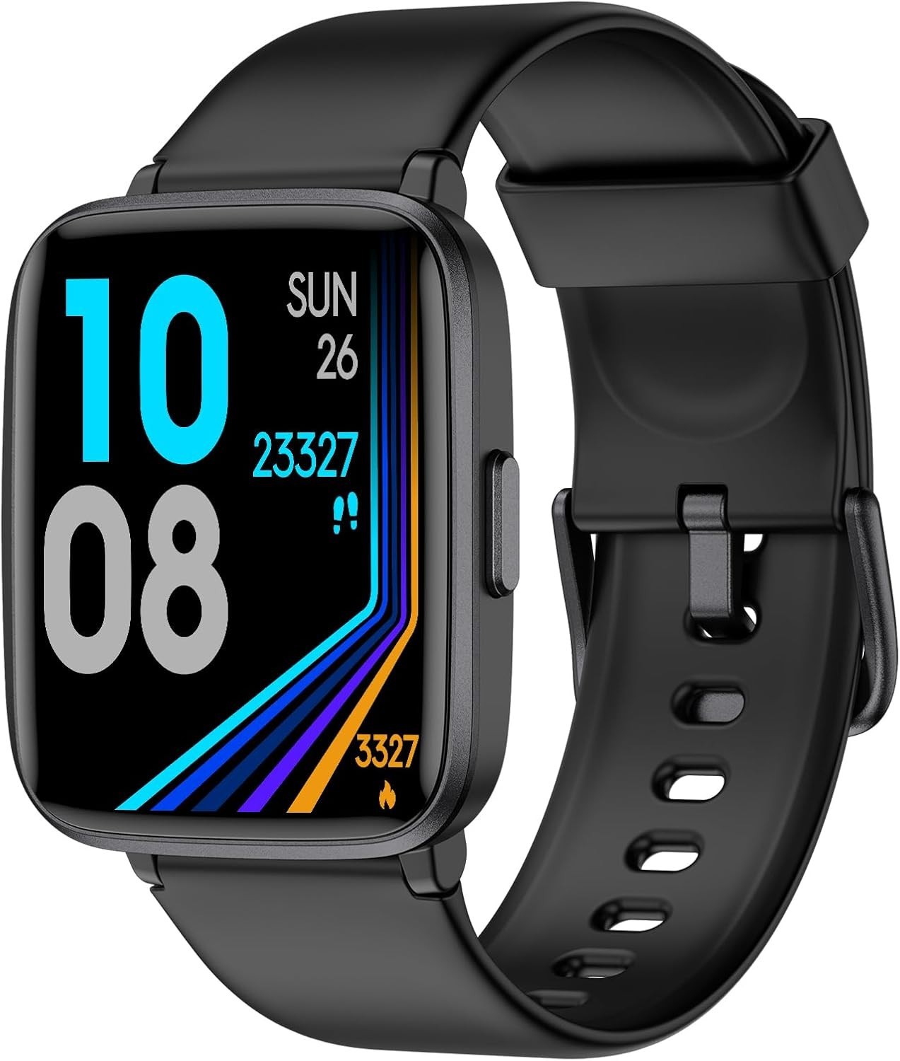 Stylish Fitness Watch: Waterproof Tracker with Notifications & Multi-Sport