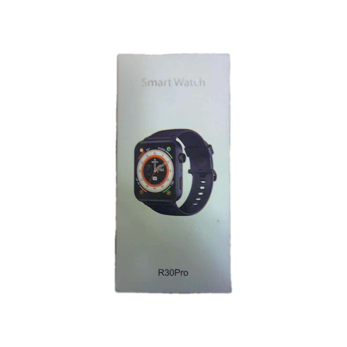 Black Fabric Band Smart Watch with Touchscreen and Health Sensors