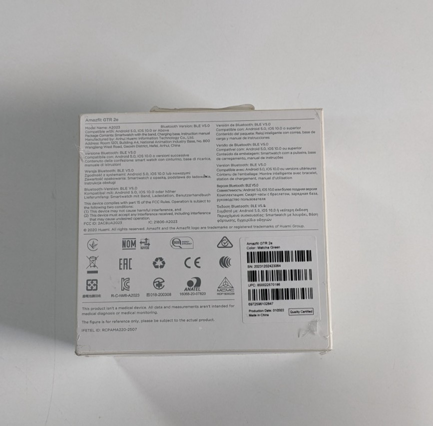 Amazfit GTR 2E (A2023) Smartwatch- Matcha Green