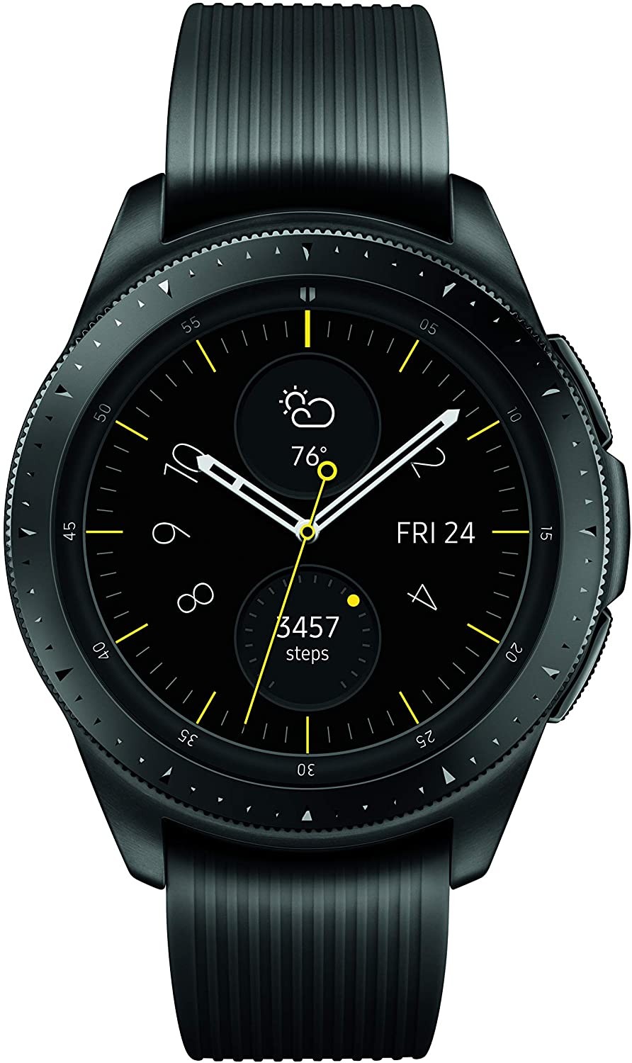Samsung Galaxy Watch 42mm Bluetooth GPS SM-R810NZKAXAR CRACKED SCREEN