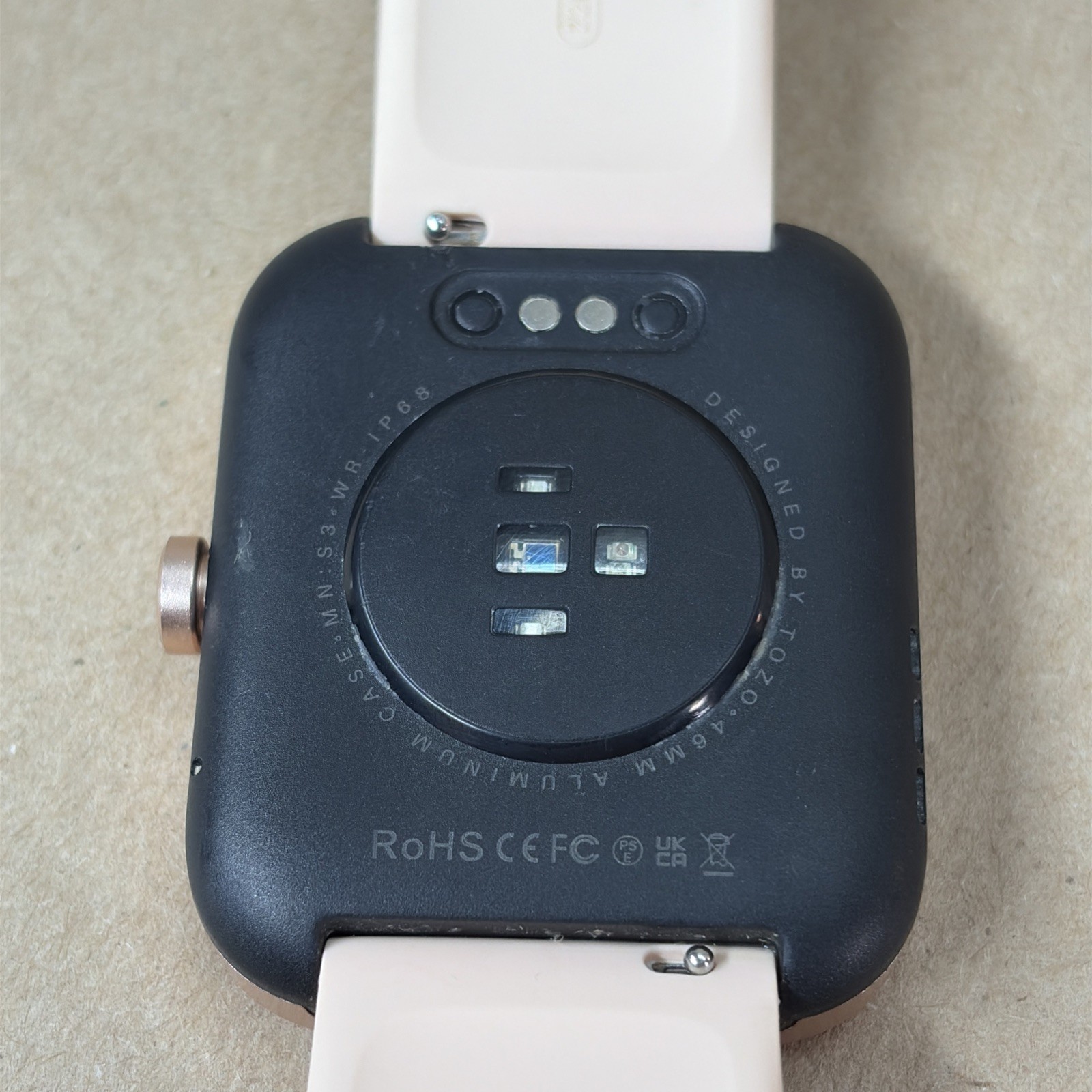 TOZO S3 Smart Watch 1.83 inch Touch Screen Bluetooth Fitness Tracker Untested