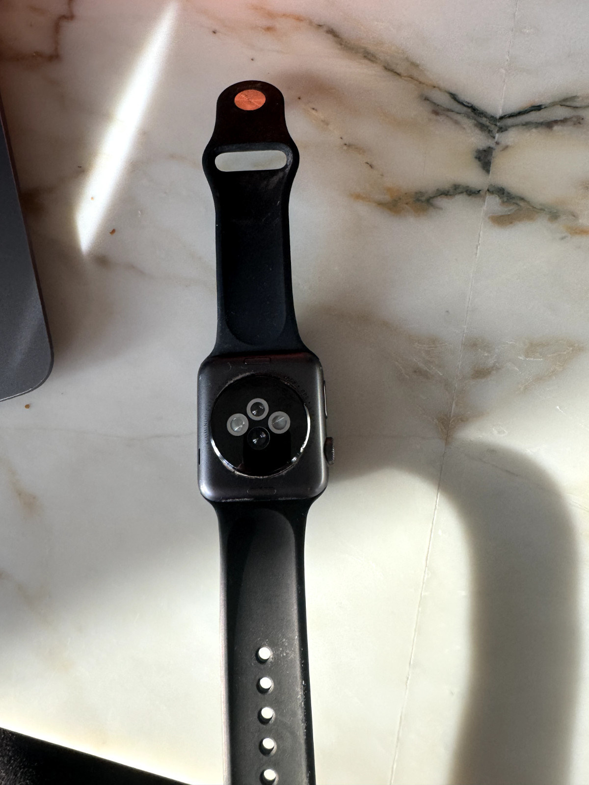 Apple Watch Series 3 Nike 42 mm White Sport Band For Parts Only or Repair
