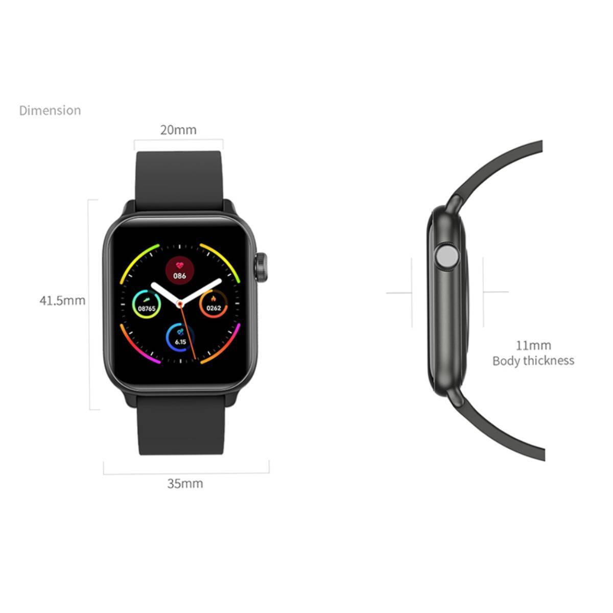 1.54″ TFT LCD Smart Watch for Android with Blood Oxygen Heart Rate Sleep Fitness