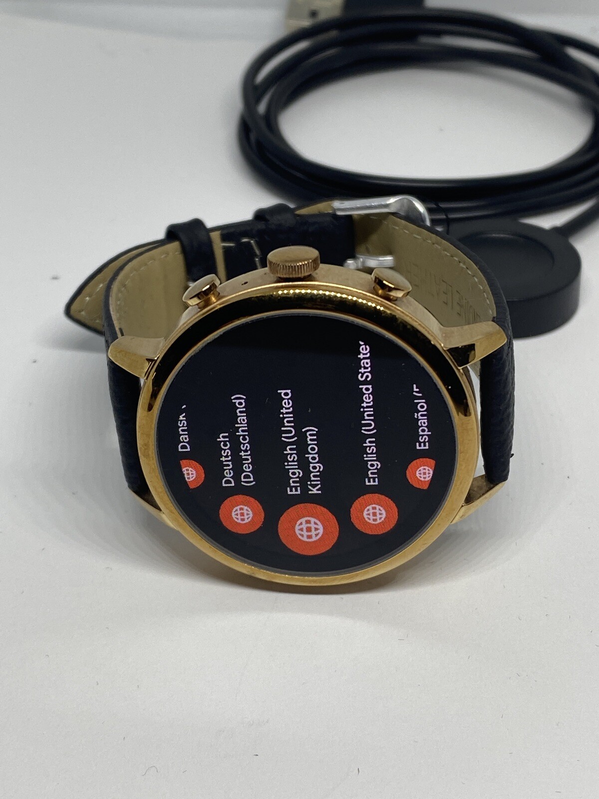 Fossil Gen 4 Authentic Digital Dial Smart Watch Custom Band FTW6016 AB186