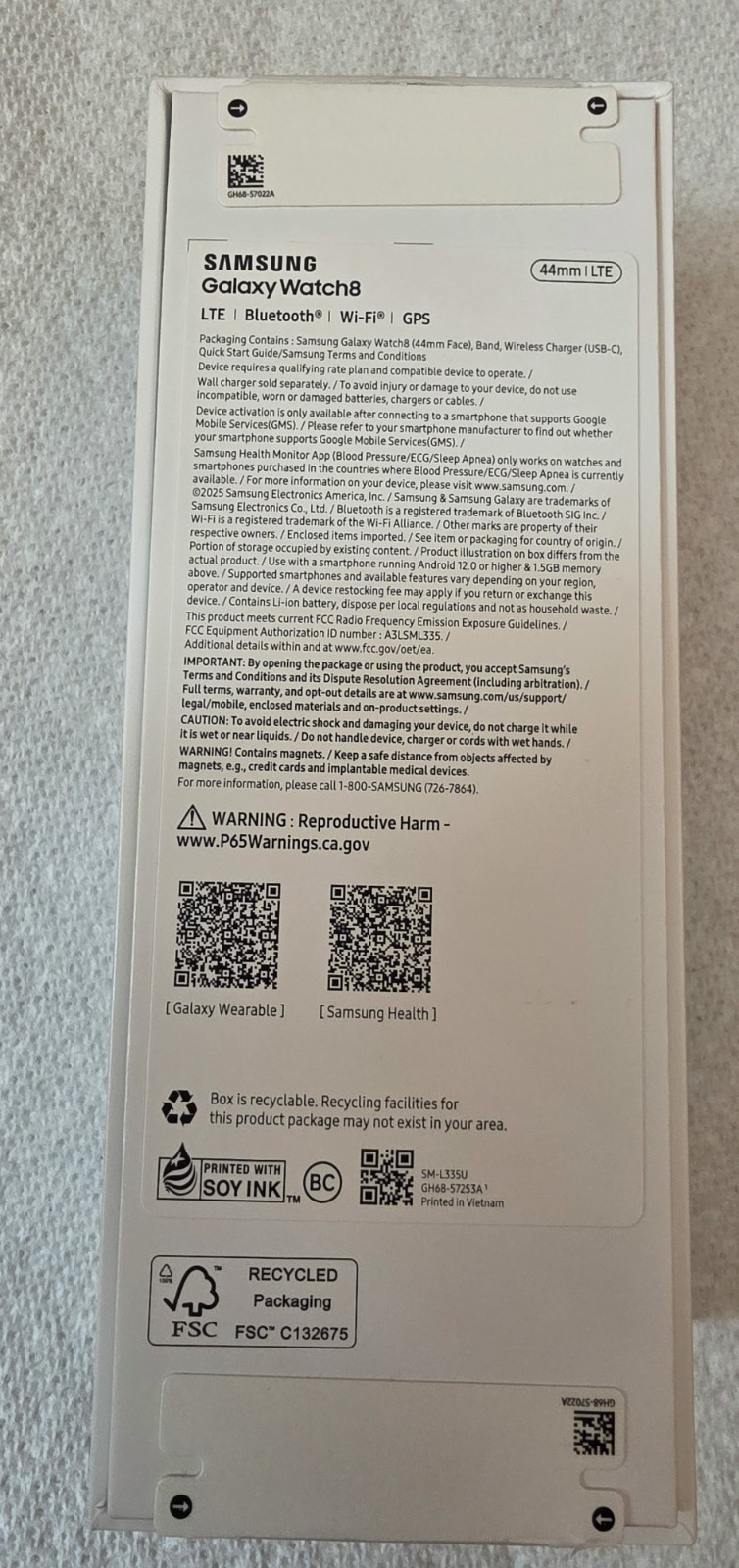 Samsung Galaxy Watch 8 – 44MM LTE.