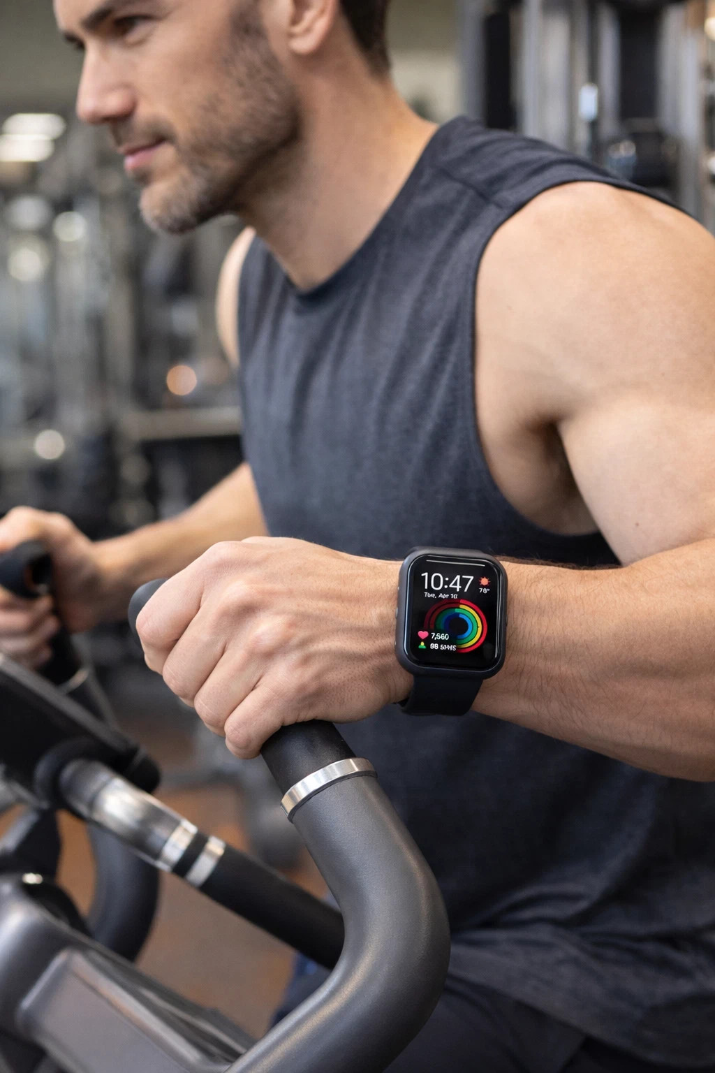 Smart Watch for Android & iOS – 1.4″ Touchscreen, Waterproof, Multiple Faces