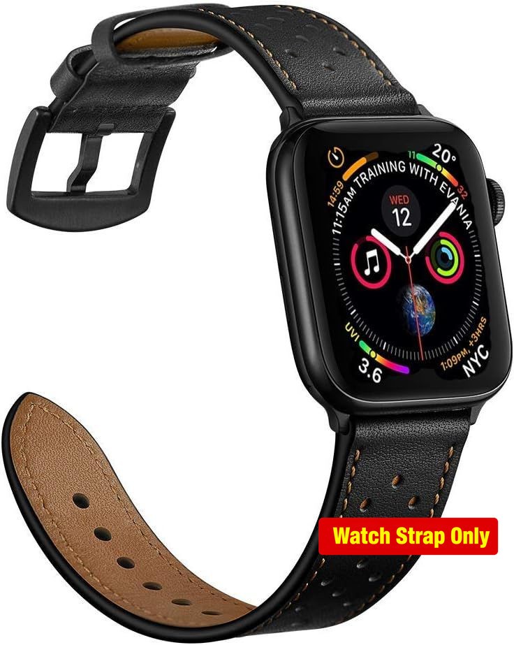 Genuine Leather Strap Compatible with Apple Watch Ultra 49mm 44mm Vintage