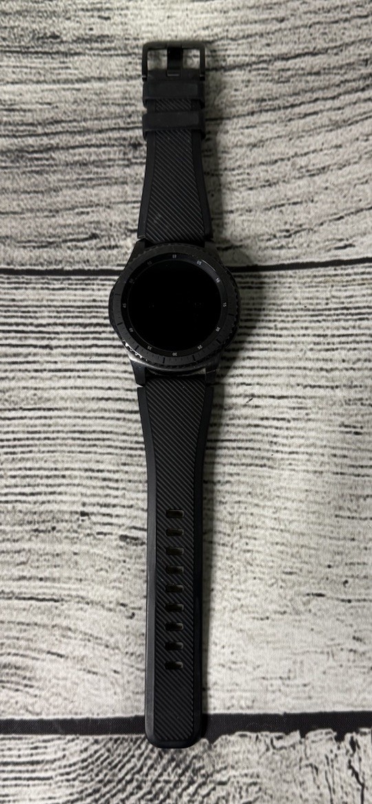 Samsung Gear S3 Frontier Smartwatch 316L Stainless Steel Case Black