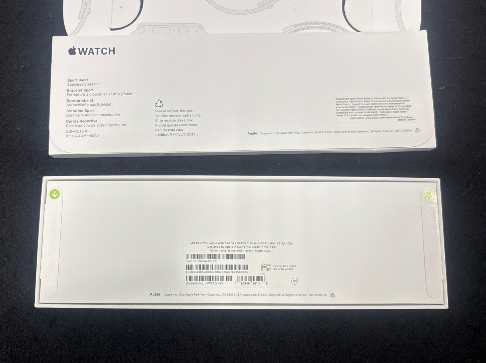 Apple Watch Series 10 42mm A3001 | Rose Gold Aluminum w/ Sport Band | UNLOCKED