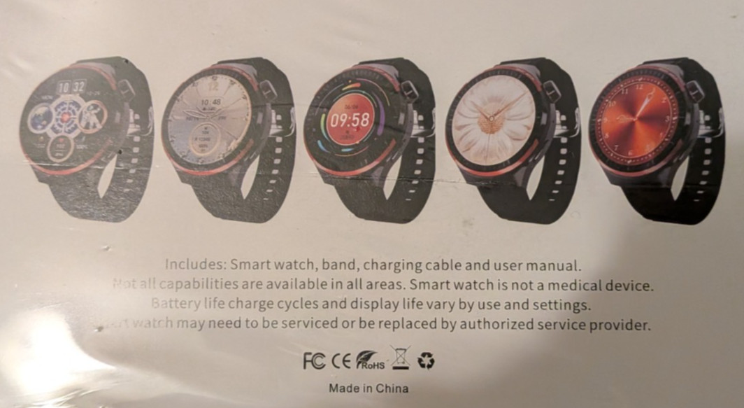 VIWA Fit HW10 Pro – 1.52″ Inch Fullscreen Smartwatch – New & Sealed