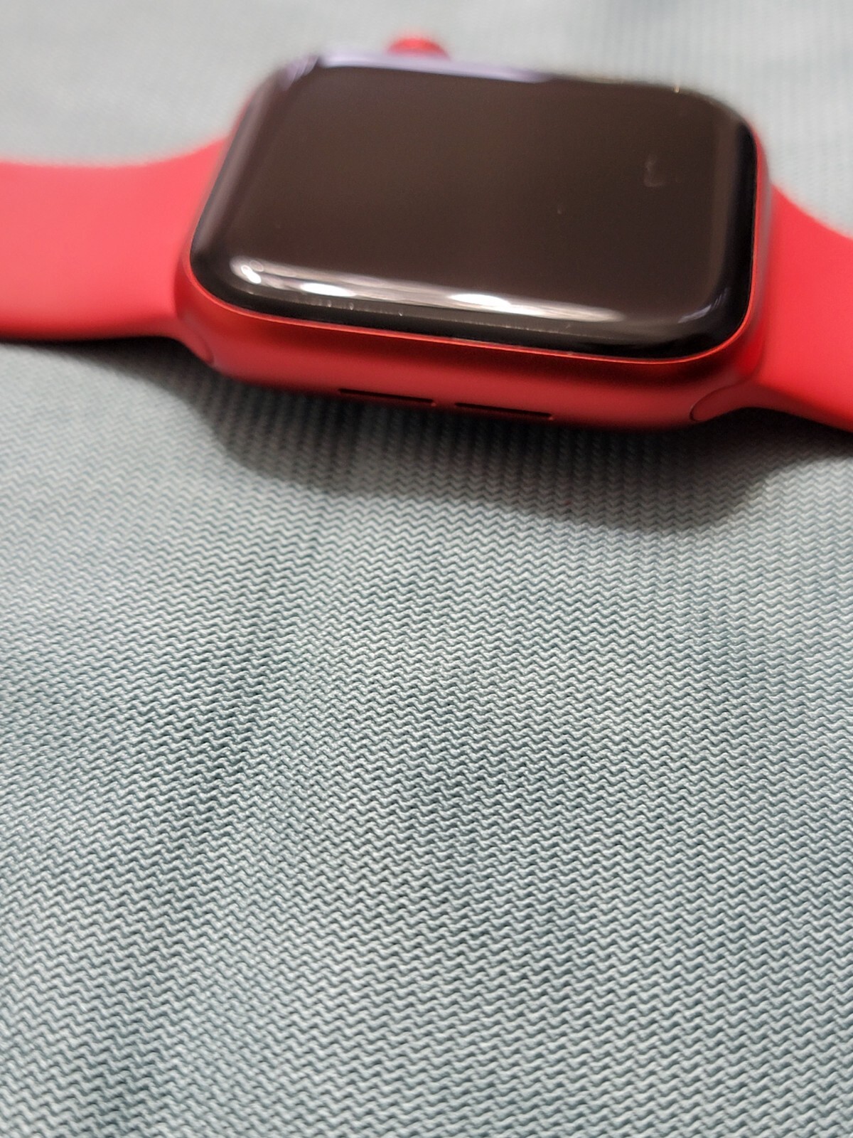 Apple Watch Series 6 44mm Red Aluminum Case with Red Sport Band (GPS)…