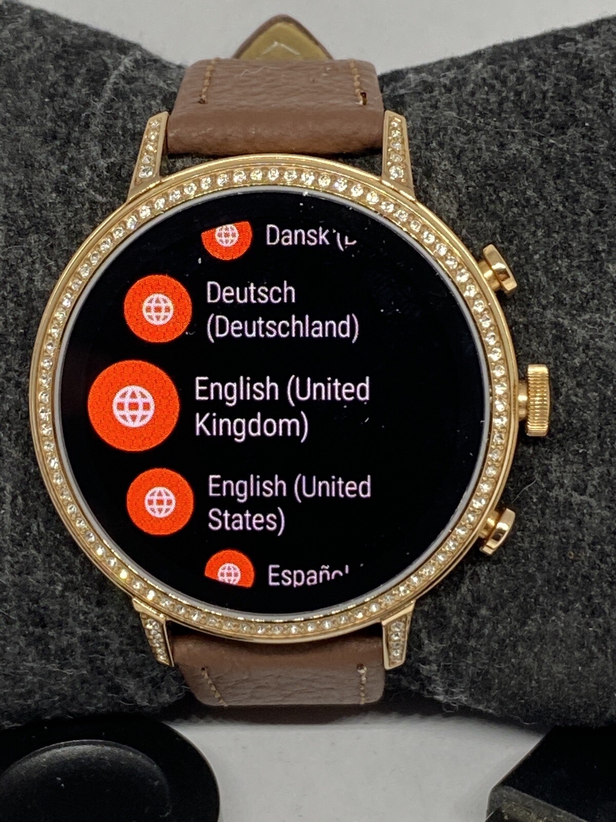 Fossil Gen 4 Authentic Digital Dial Smart Watch Custom Band FTW6011 LT439