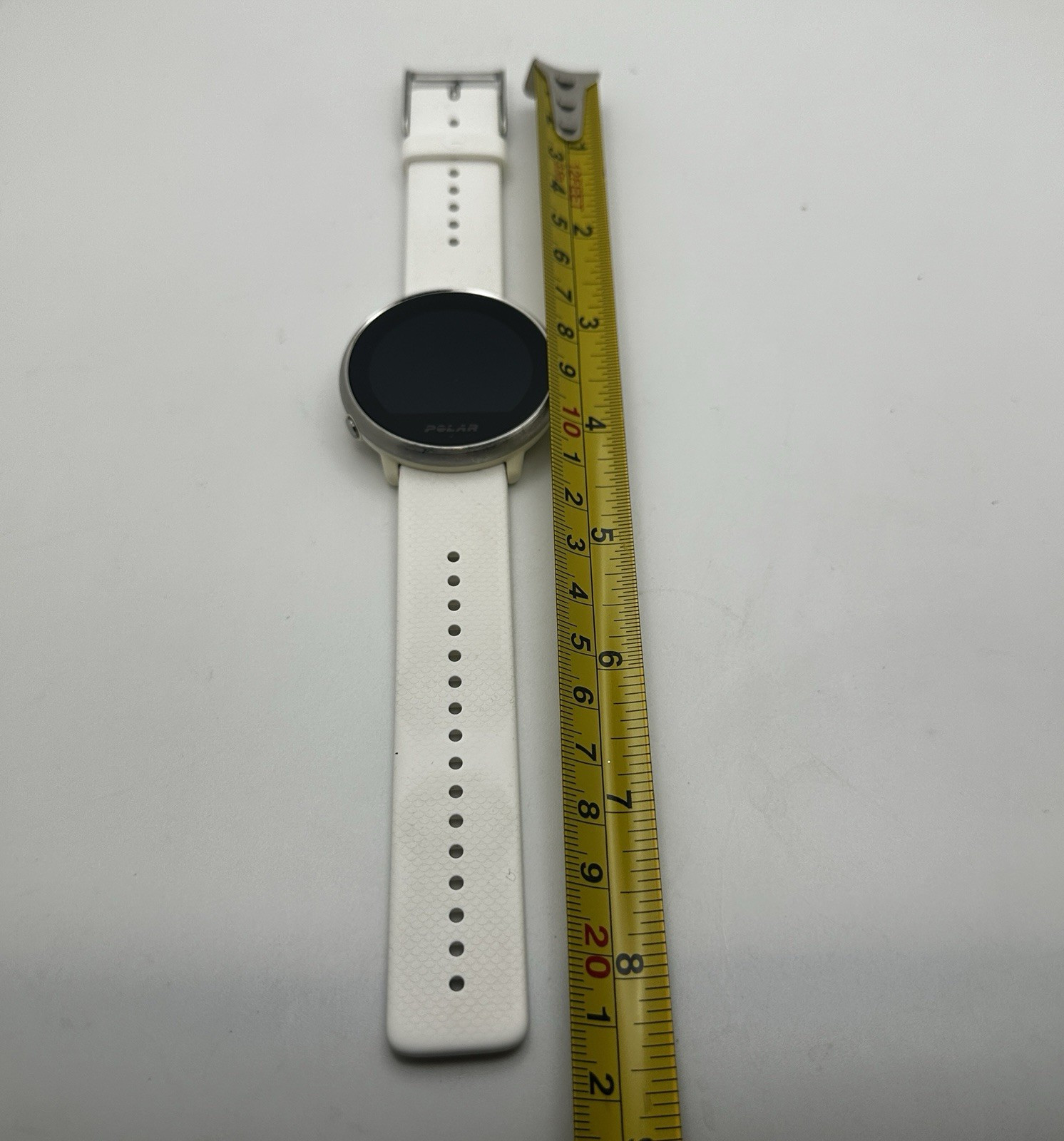 Polar Ignite Gen 1 GPS Fitness Smartwatch White HR Monitor 43mm Tested