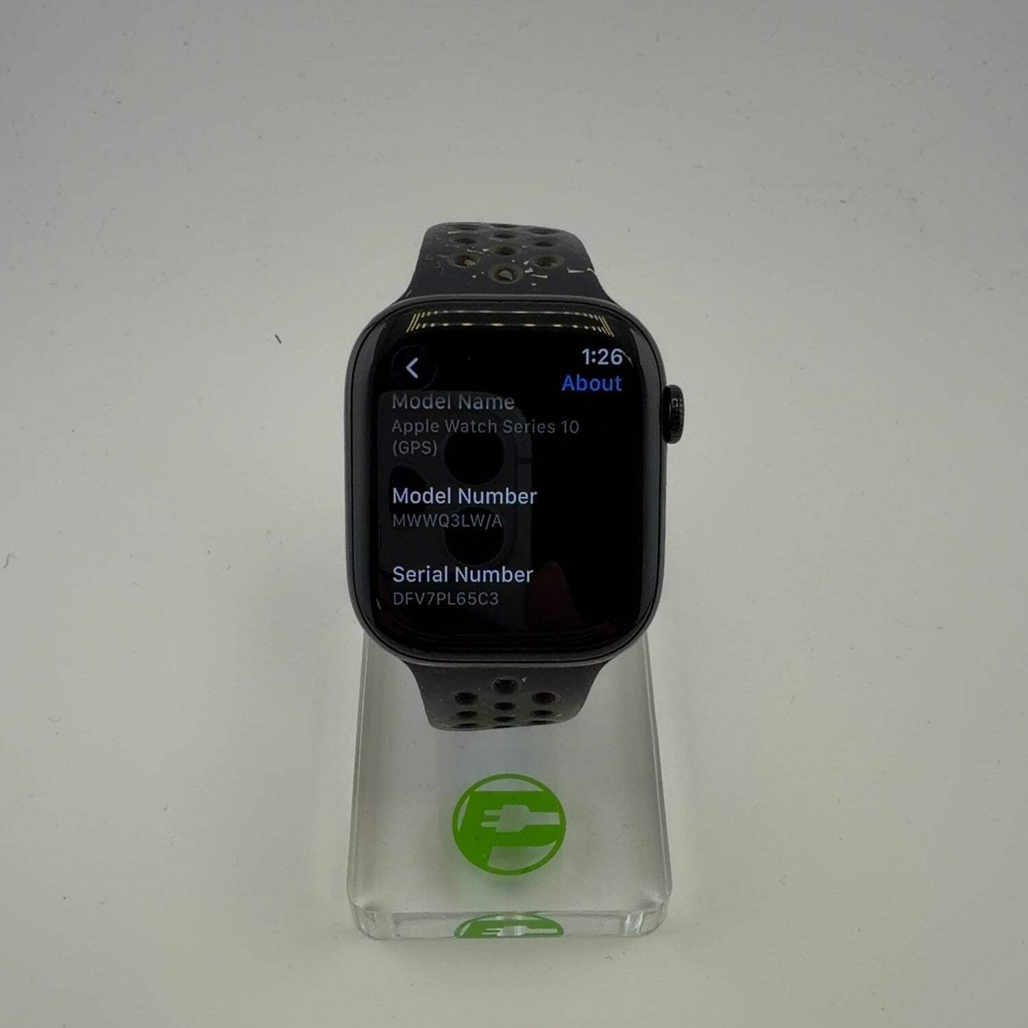 GPS Only Apple Watch Series 10 46MM Black Aluminum Midnight MWWQ3LW/A