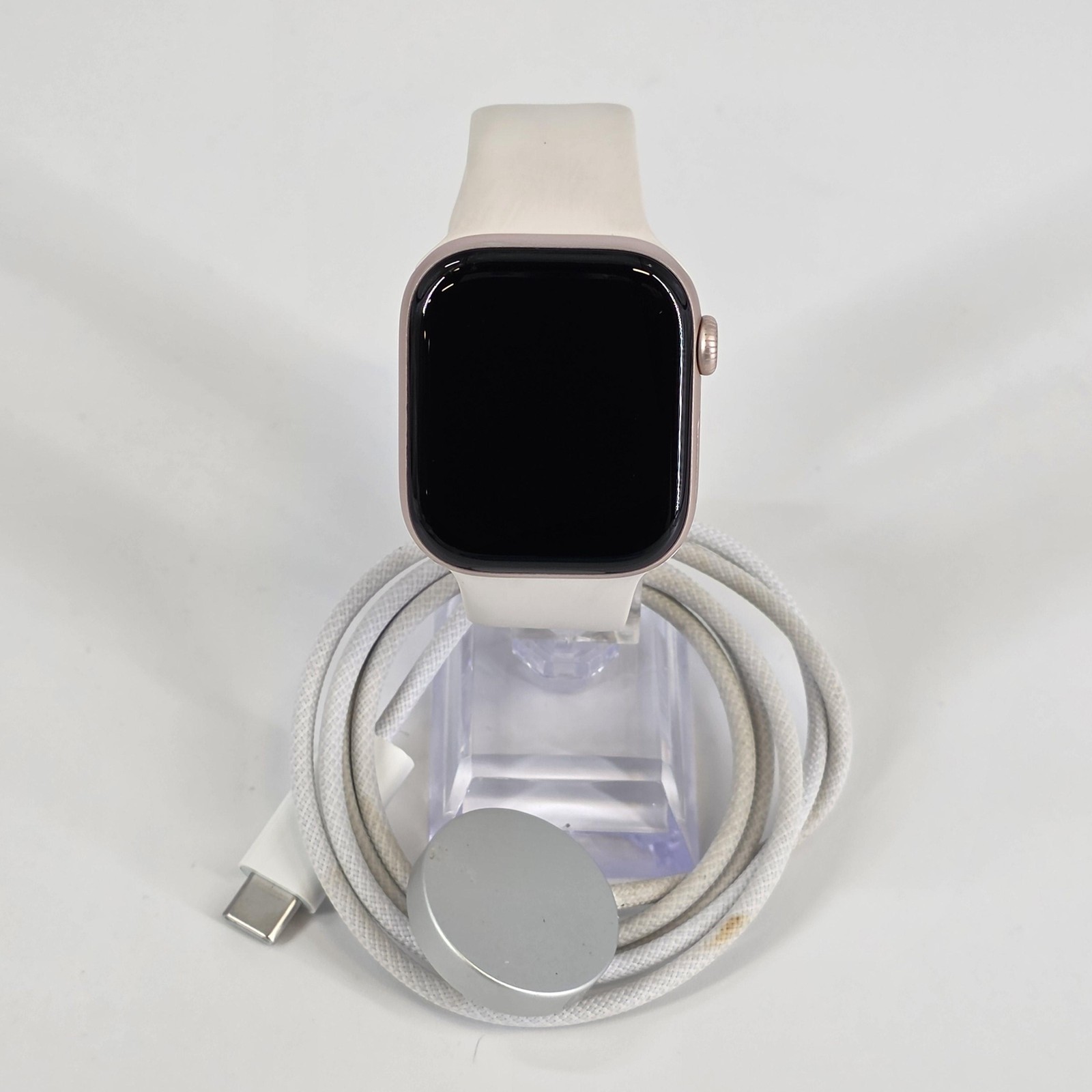 Apple Watch (Series 10) 42mm Rose Gold Aluminum (LTE) w/ Sport Band – Very Good