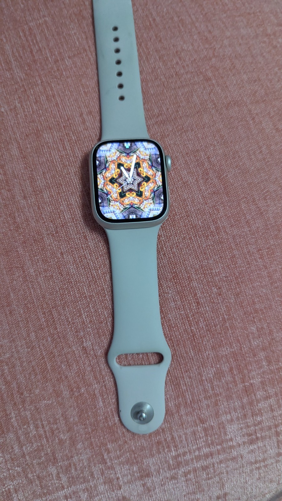 Apple Watch Series 8 41mm Gold Aluminum Case with Sports Band S GPS A2770