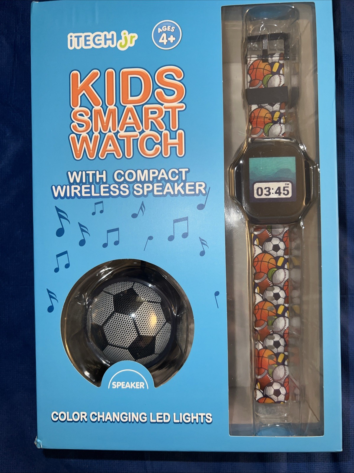 itech Jr Kids Smart Watch With Compact Wireless Speaker , New