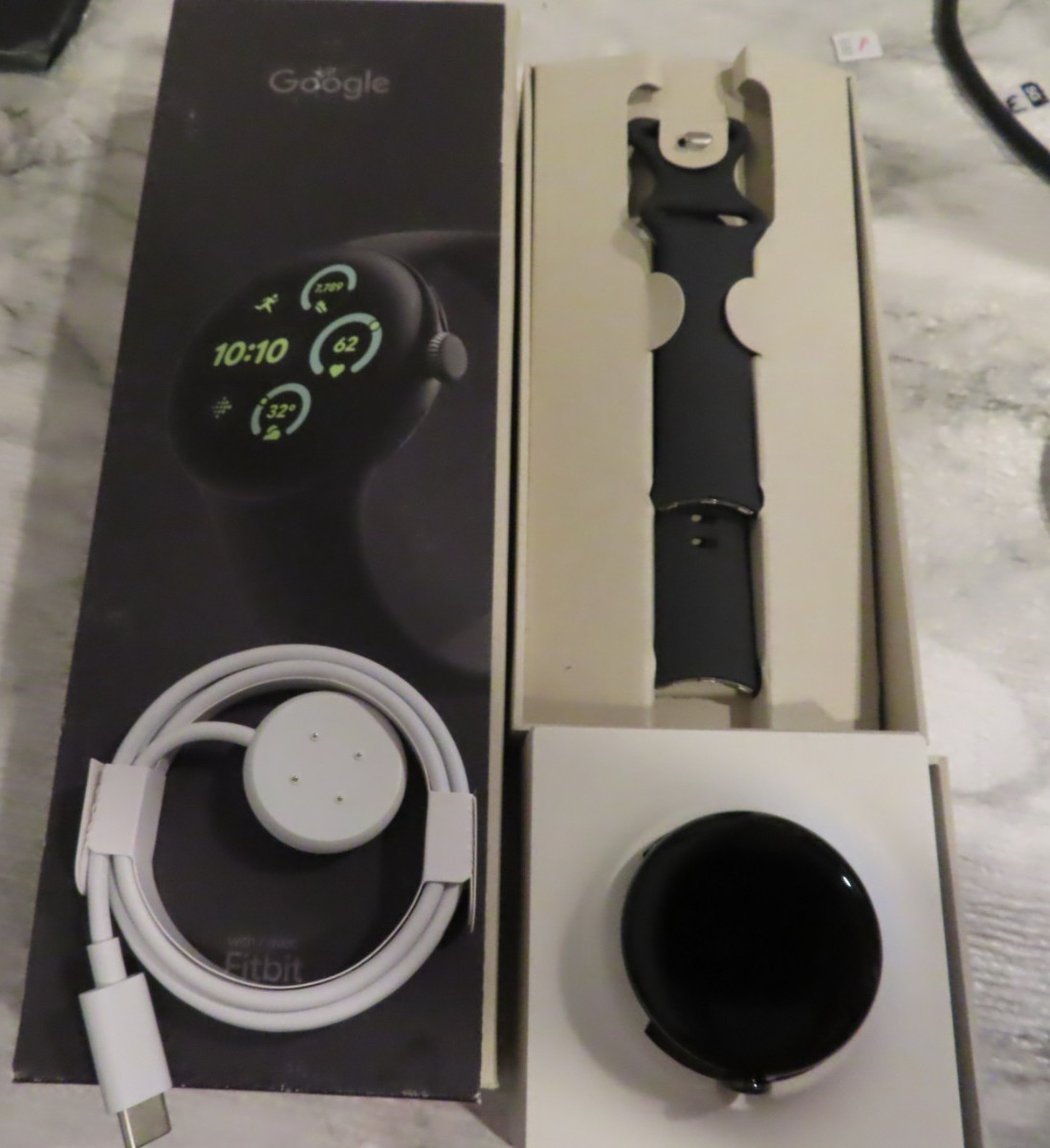 Google Pixel Watch 3 3nd 41MM GPS LTE Cellular Black (Unlocked) New cond