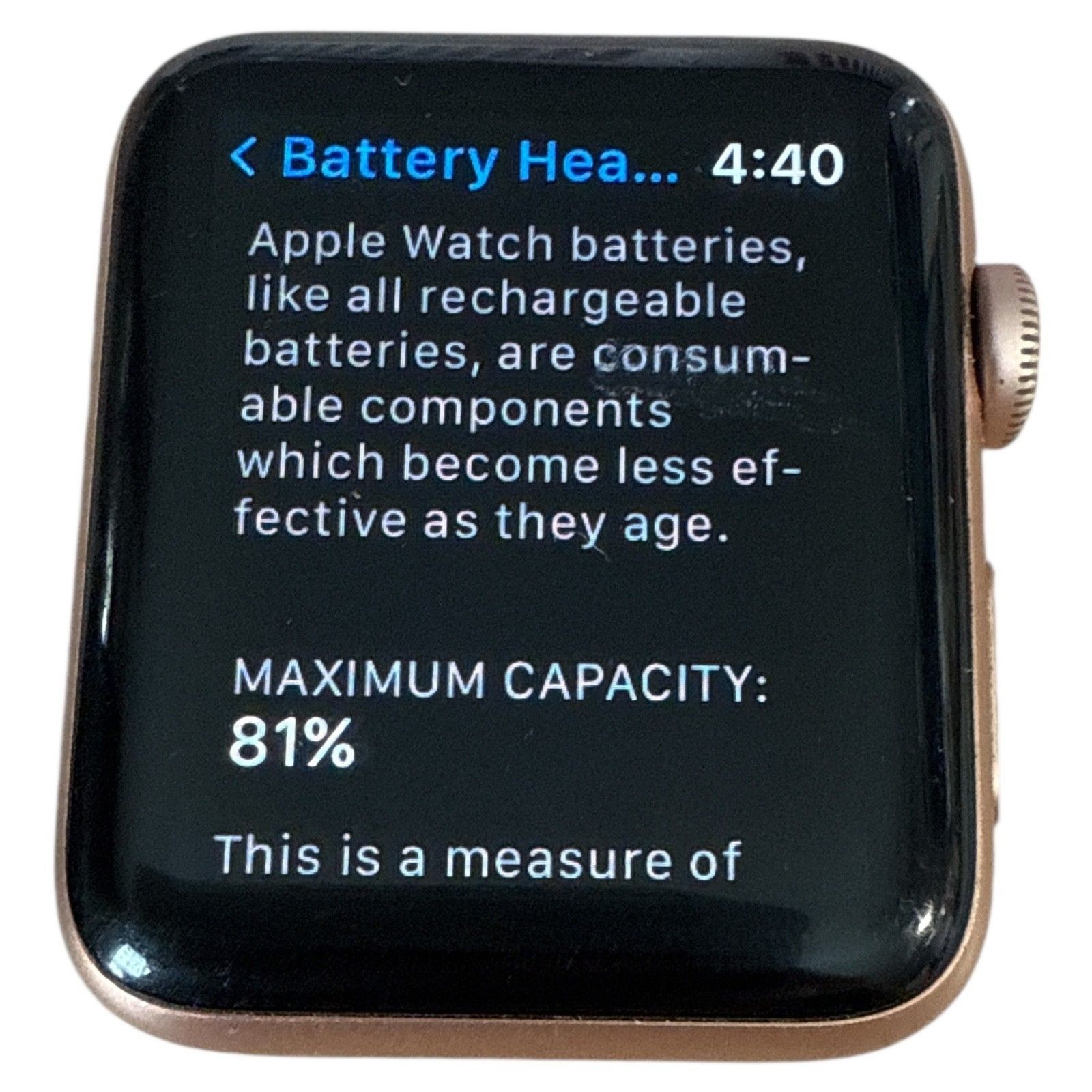 Apple Watch Series 3 42mm GPS A1859 Rose Gold w/ & Band Reset Ready