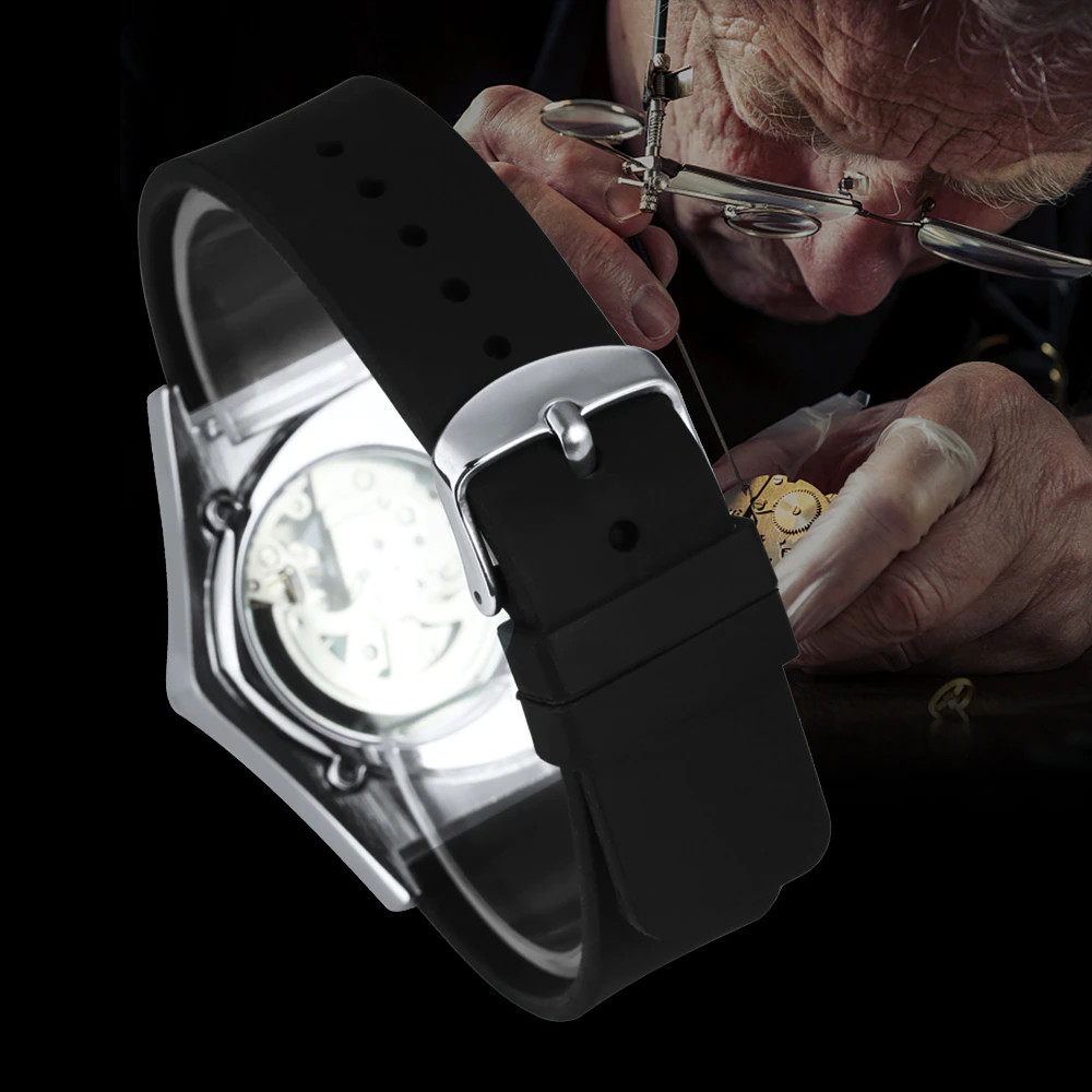 2024 Triangle Golden Skeleton Watch for Men Mechanical Automatic Watch