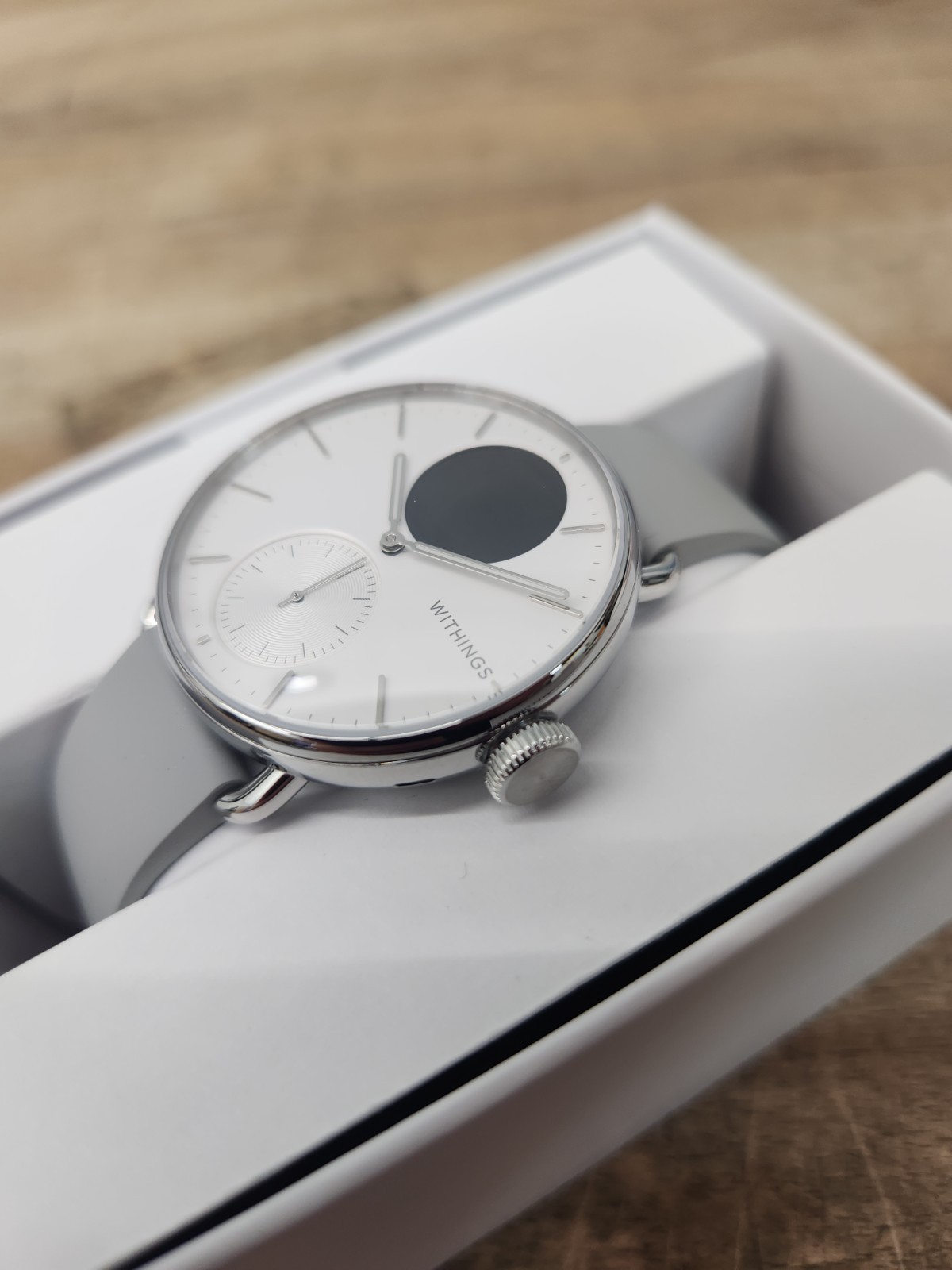 Withings ScanWatch 2 38mm White Heart Health Hybrid Smartwatch -NEW/OPEN BOX-
