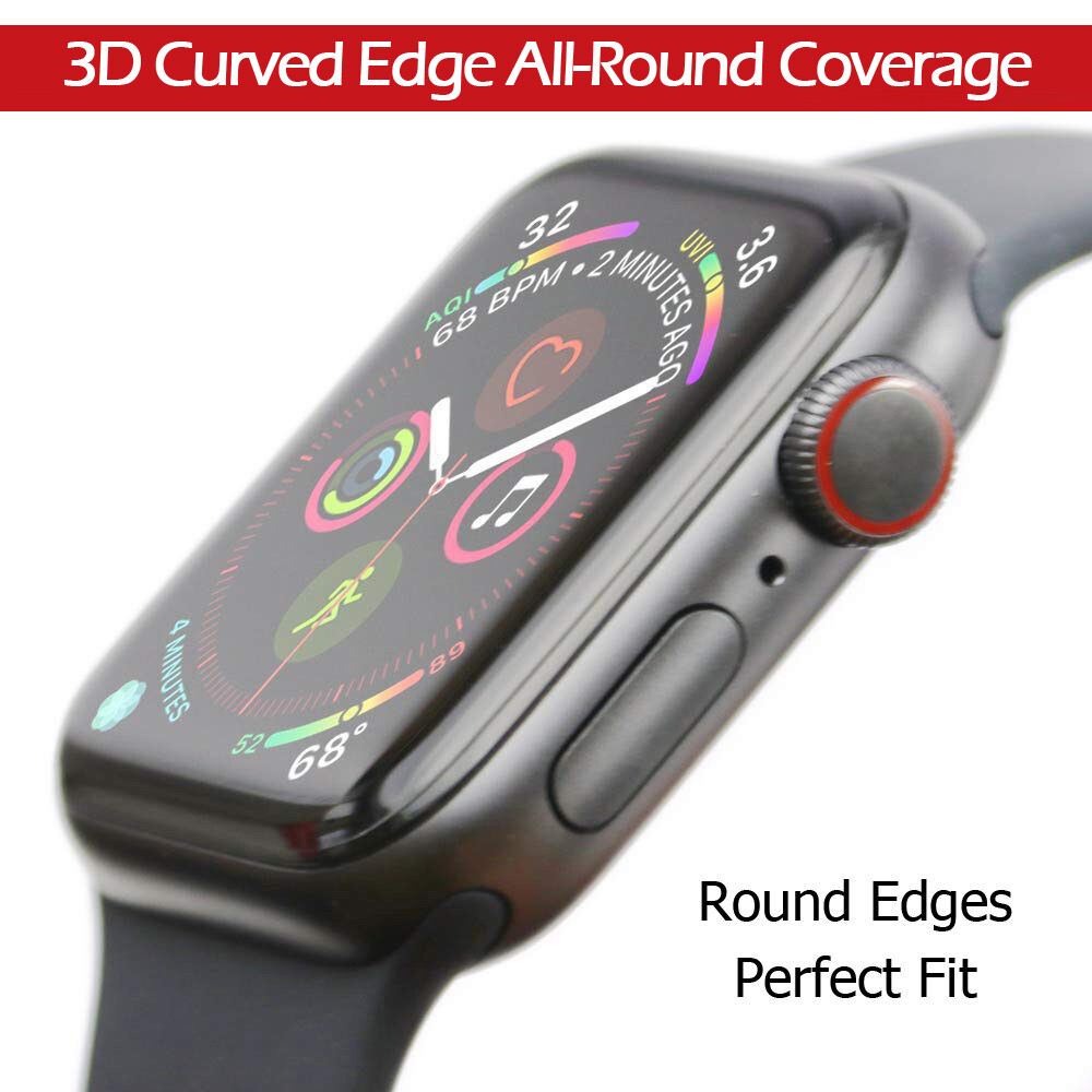 Fr Apple Watch Series Ultra 9 8 7 6 3D Edge Tempered Glass Full Screen Protector