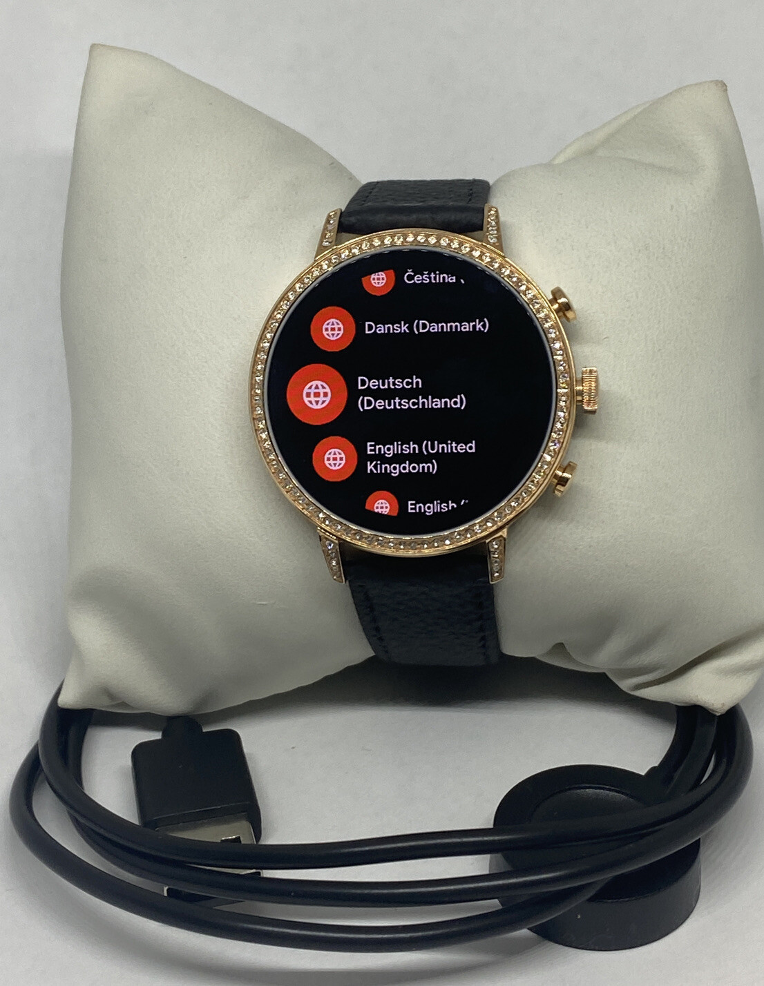 Fossil Gen 4 Authentic Digital Dial Smart Watch Custom Band FTW6011 DC140