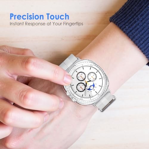 1 Pack Case for Samsung Galaxy Watch 8 Classic 46mm Clear Protective Cover with