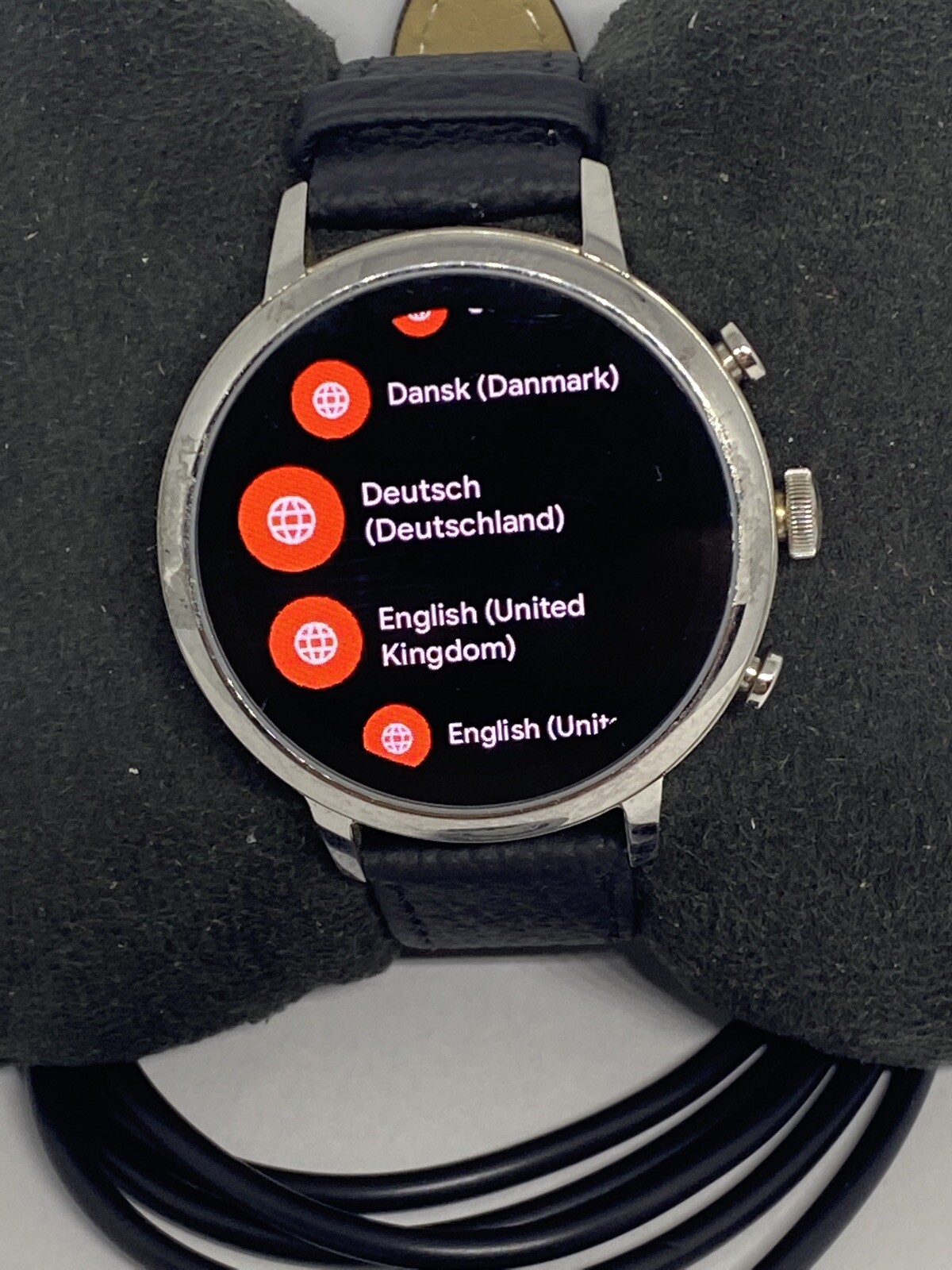Fossil Gen 4 Authentic Digital Dial Smart Watch Custom Band FTW6011 AB468