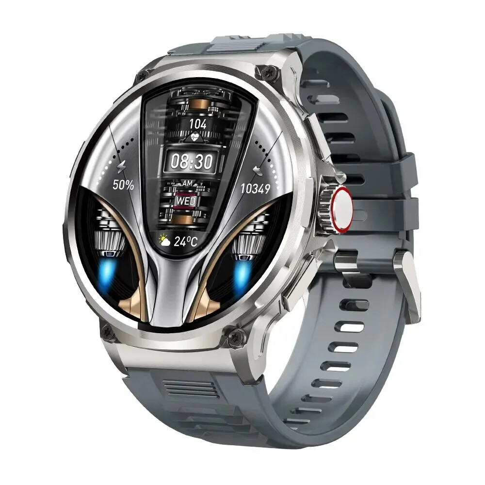 1.85 Inch Call Smart Watch Sports Fitness Tracker Heart Monitor For Android ISO