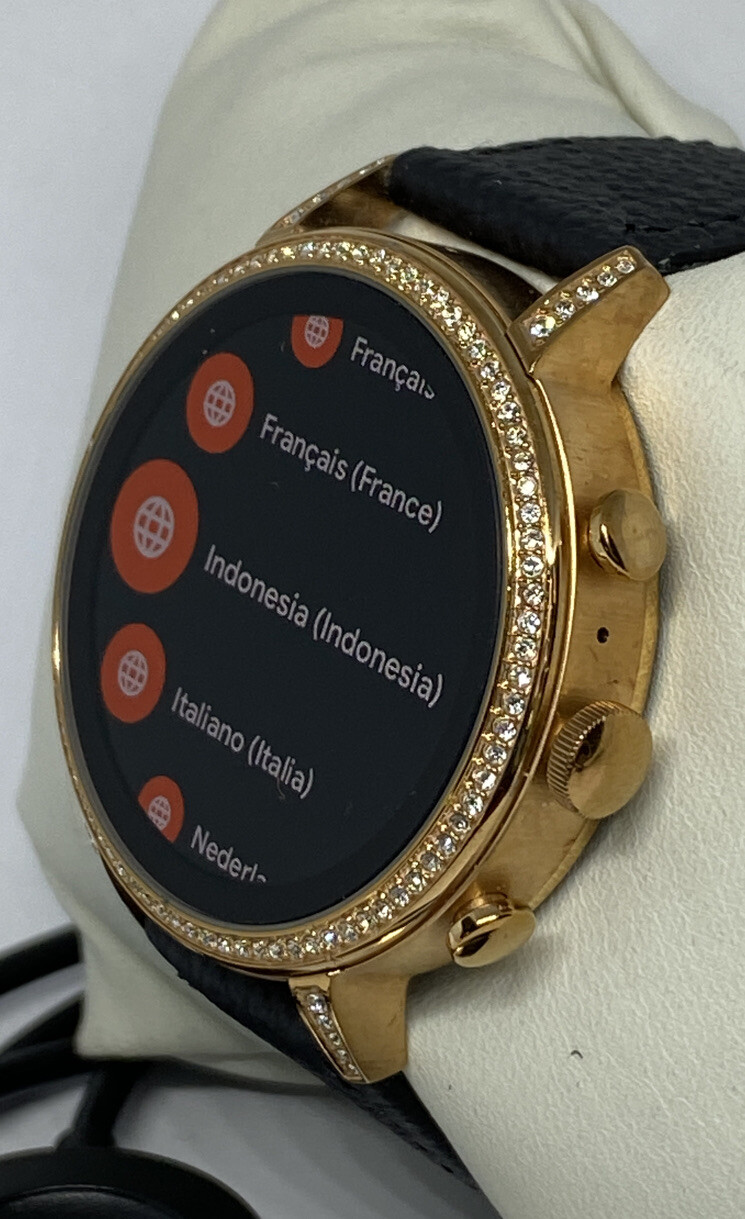 Fossil Gen 4 Authentic Digital Dial Smart Watch Custom Band FTW6015 DC504