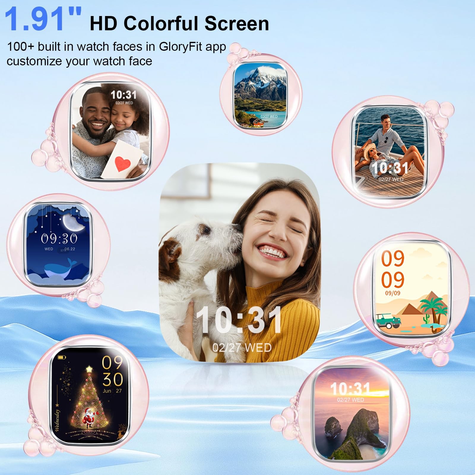Smart Watch for Men Women (Answer/Make Call), 2026 New 1.91″ HD SmartWatch, F…