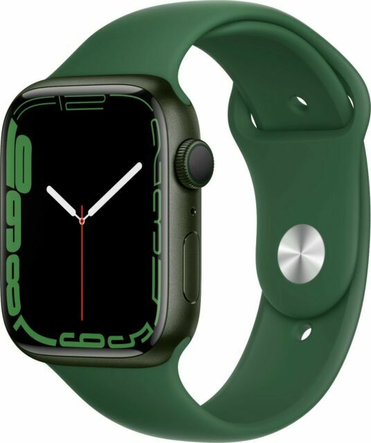 Apple Watch Series 7 45mm Aluminum Case with Sport Band Clover Green – MKN73LL/A
