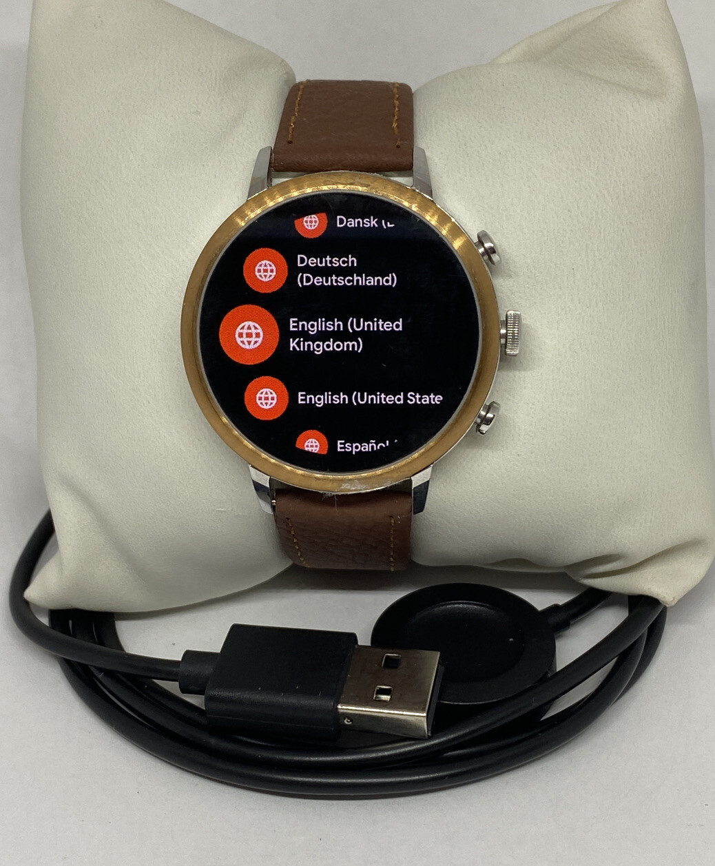 Fossil Gen 4 Authentic Digital Dial Smart Watch Custom Band FTW6016 DC88